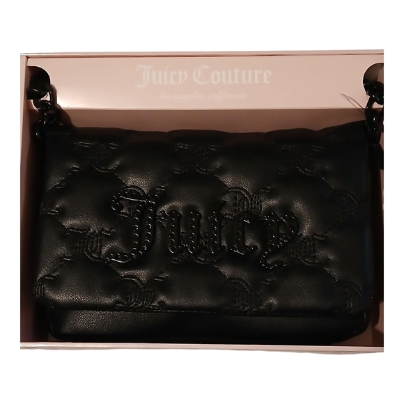 Juicy Couture Black Quilted Crossbody Bag - Picture 9 of 9